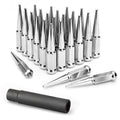 KSP M14x1.5 Spike Lug Nuts, 24pcs - Aggressive Look, OEM Fit