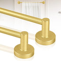Gold Magnetic Curtain Rod for Door - 4 Pack Adjustable Gold Rods
