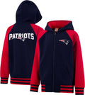 Ultra Game Youth NFL Official Super Soft Full Zip Varsity Hoodie get