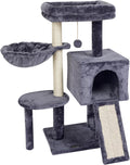 Cute Cat Tree Kitten Tower SmokyGrey - Stable Indoor Condo