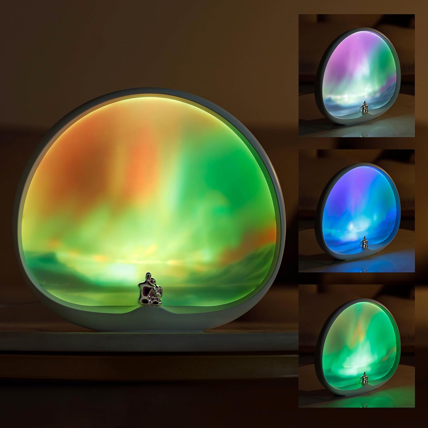 mamre Northern Lights Night Light Touch Dimmable Gift Idea