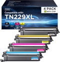 TN229XL TN229 Toner Cartridge Replacement 4-Pack - High Yield