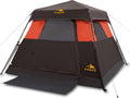 3/4 Person Camping Tent with 1 Door and 4 Windows - Instant Setup