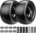 11x6.00-5 Flat Free Tire 2 Pack for Zero Turn Mower - Puncture Proof