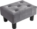 Poofzy Small Foot Stool Ottoman for Living Room and Entryway