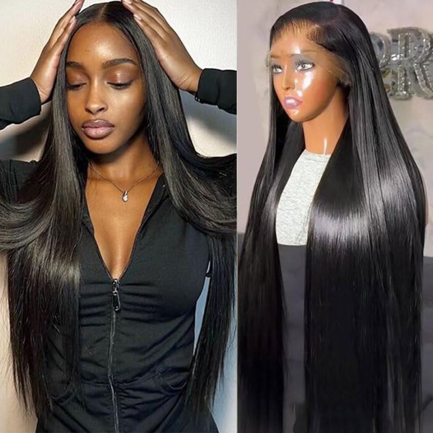 Lemoda 13x6 Full Lace Frontal Wig with 210% Density for Elegance