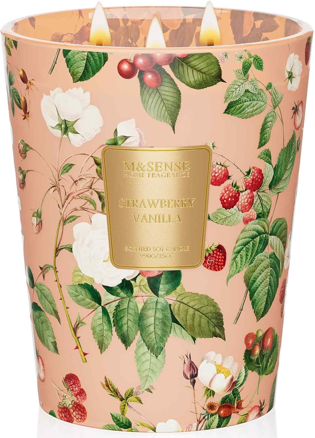 M&SENSE Extra Large Candle for Home Decor and Aromatherapy