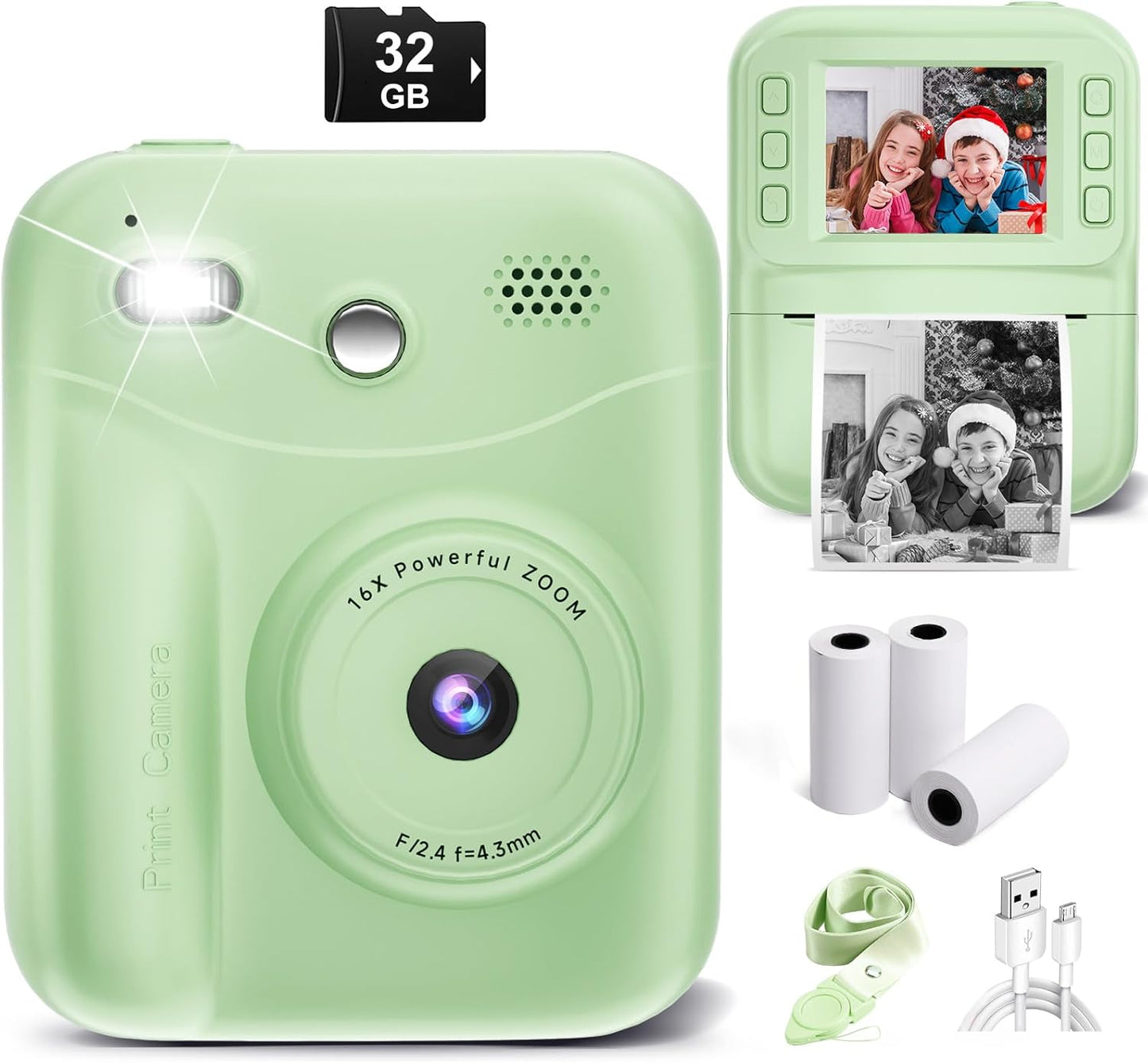 Instant Print Kids Camera - Fun & Easy Printing!