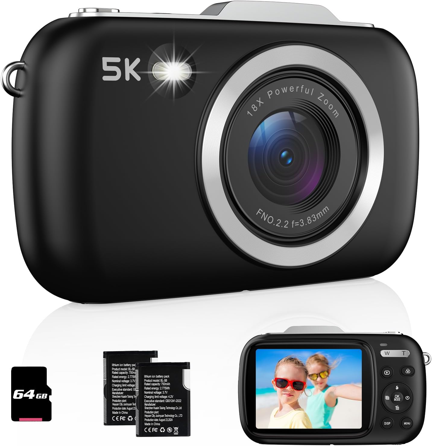 Capture Pro-Quality Moments Instantly! Kids Compact Camera Kit
