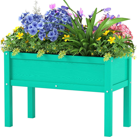 Small HDPE Raised Garden Bed for Easy Outdoor Gardening