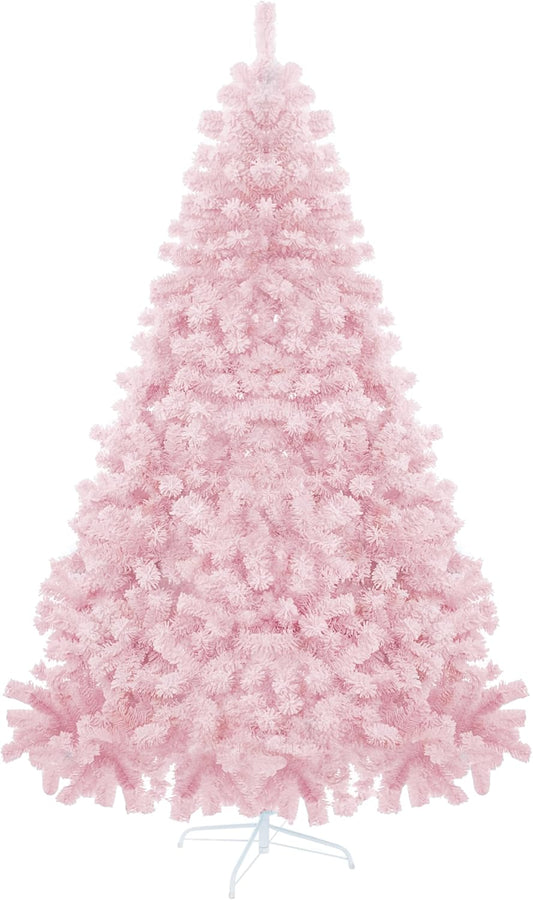 6FT Artificial Christmas Pine Tree with 1300 Tips for Holiday Decor