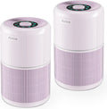 2 Pack Home Air Purifier with H13 True HEPA Filter for Bedrooms