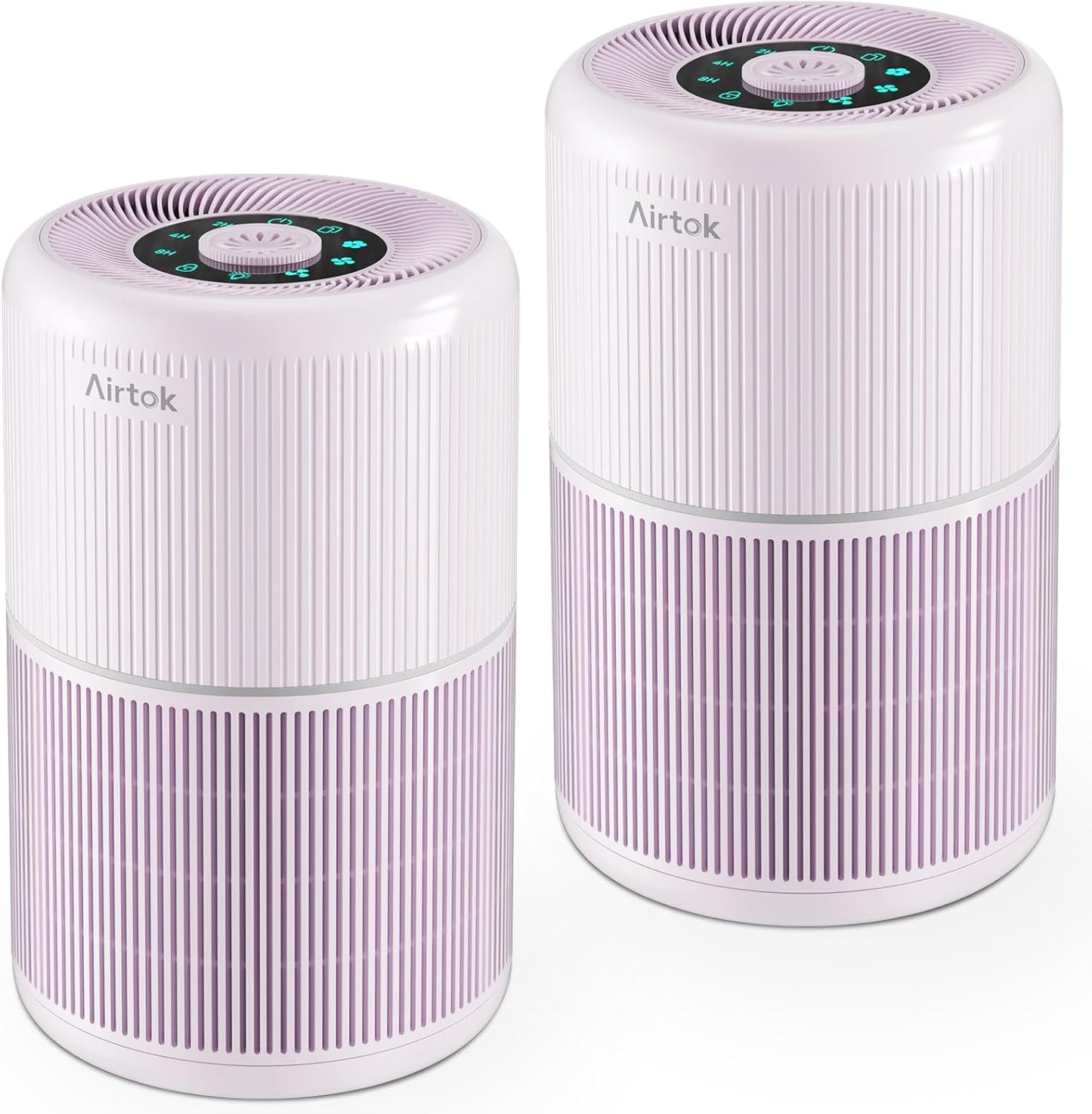 2 Pack Air Purifier for Home Bedroom with H13 True HEPA Filter