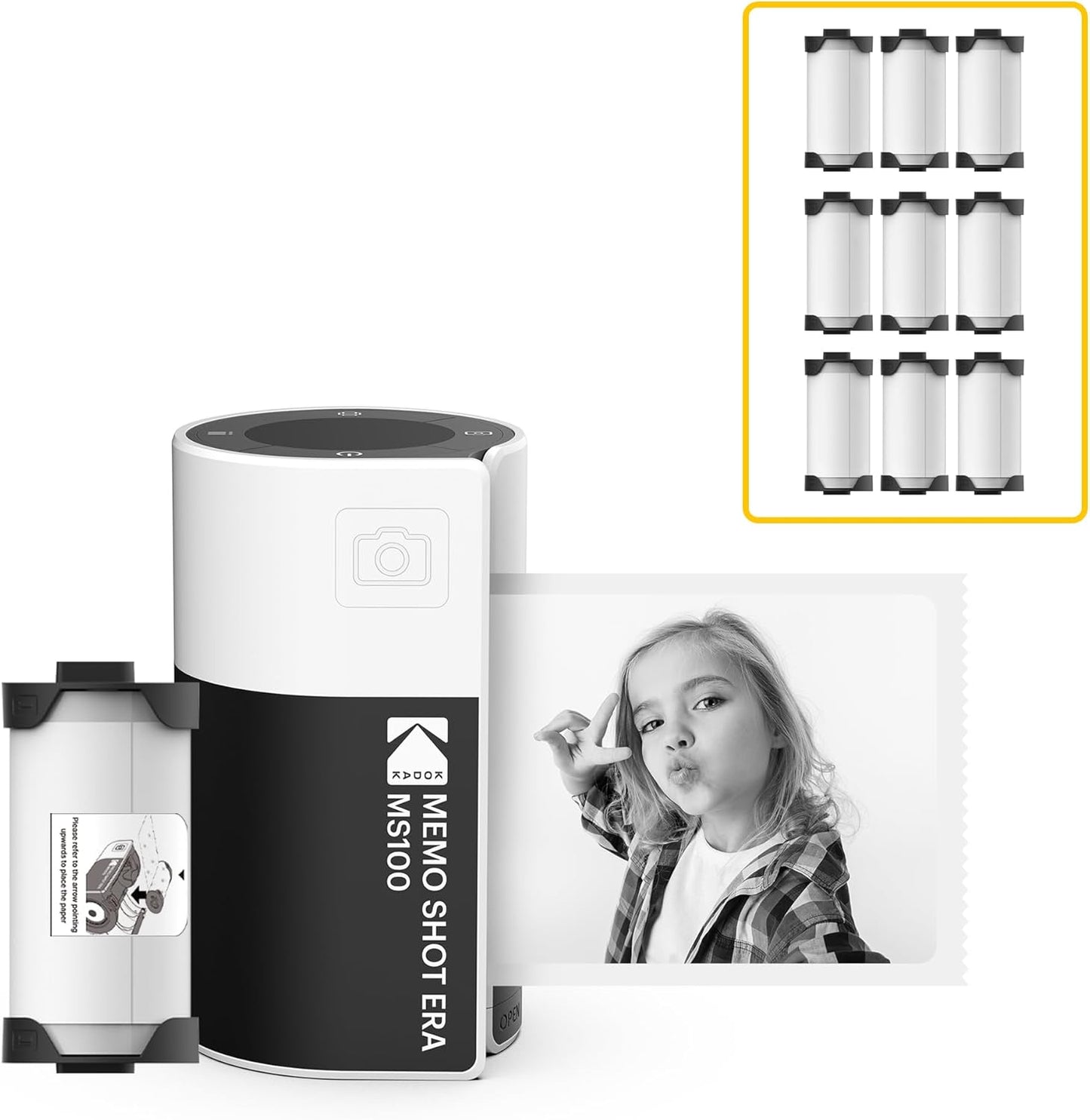 Kodak Memo Shot ERA Kids Instant Camera and Photo Printer