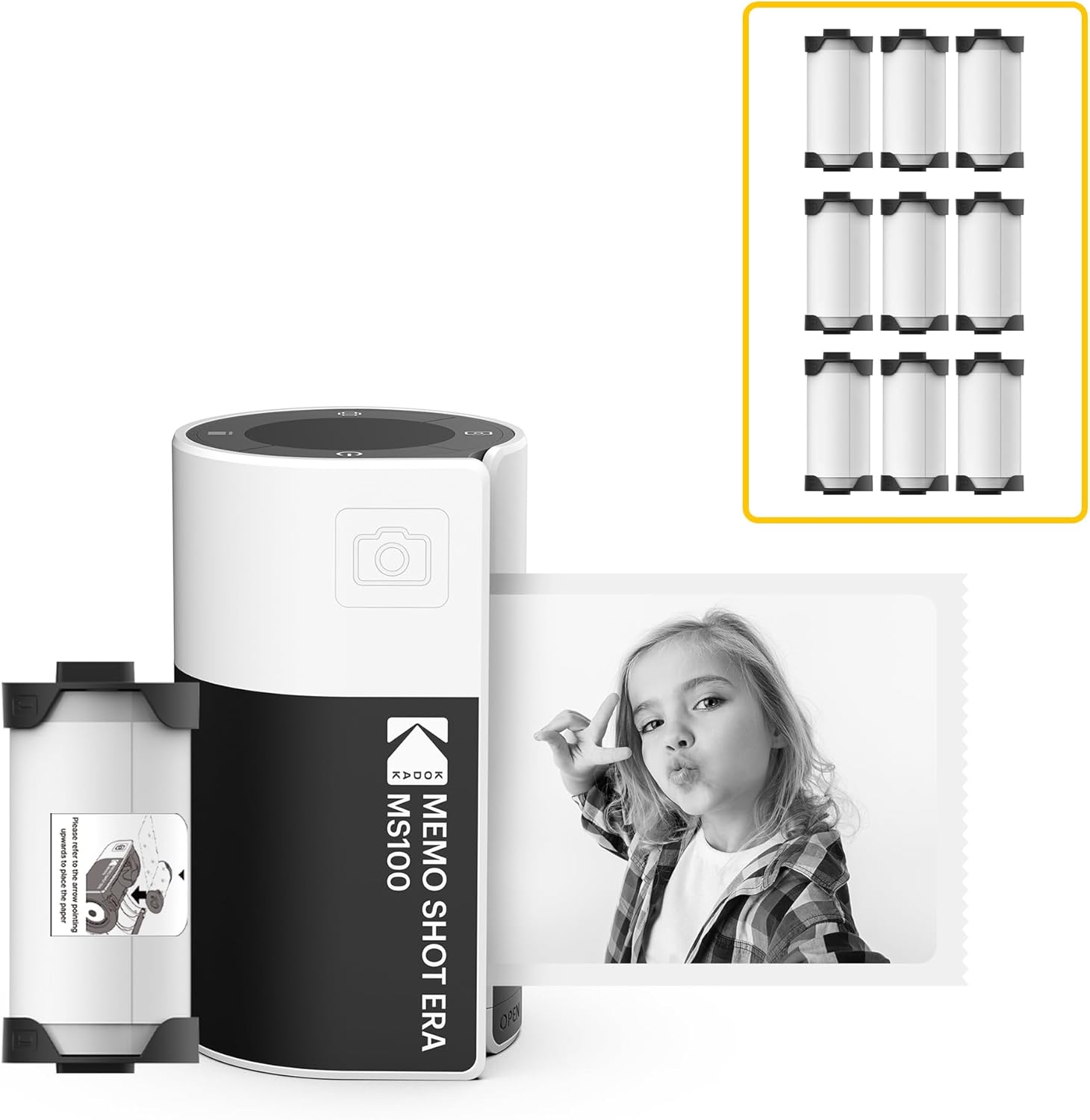 Kodak Memo Shot ERA Kids Instant Camera and Photo Printer