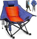 Suteck Heated Rocking Camping Chair XL Oversized - Dual Heat Zones