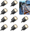 Recessed LED Deck Light Kit 10 Pack 32mm Warm White - Durable Outdoor