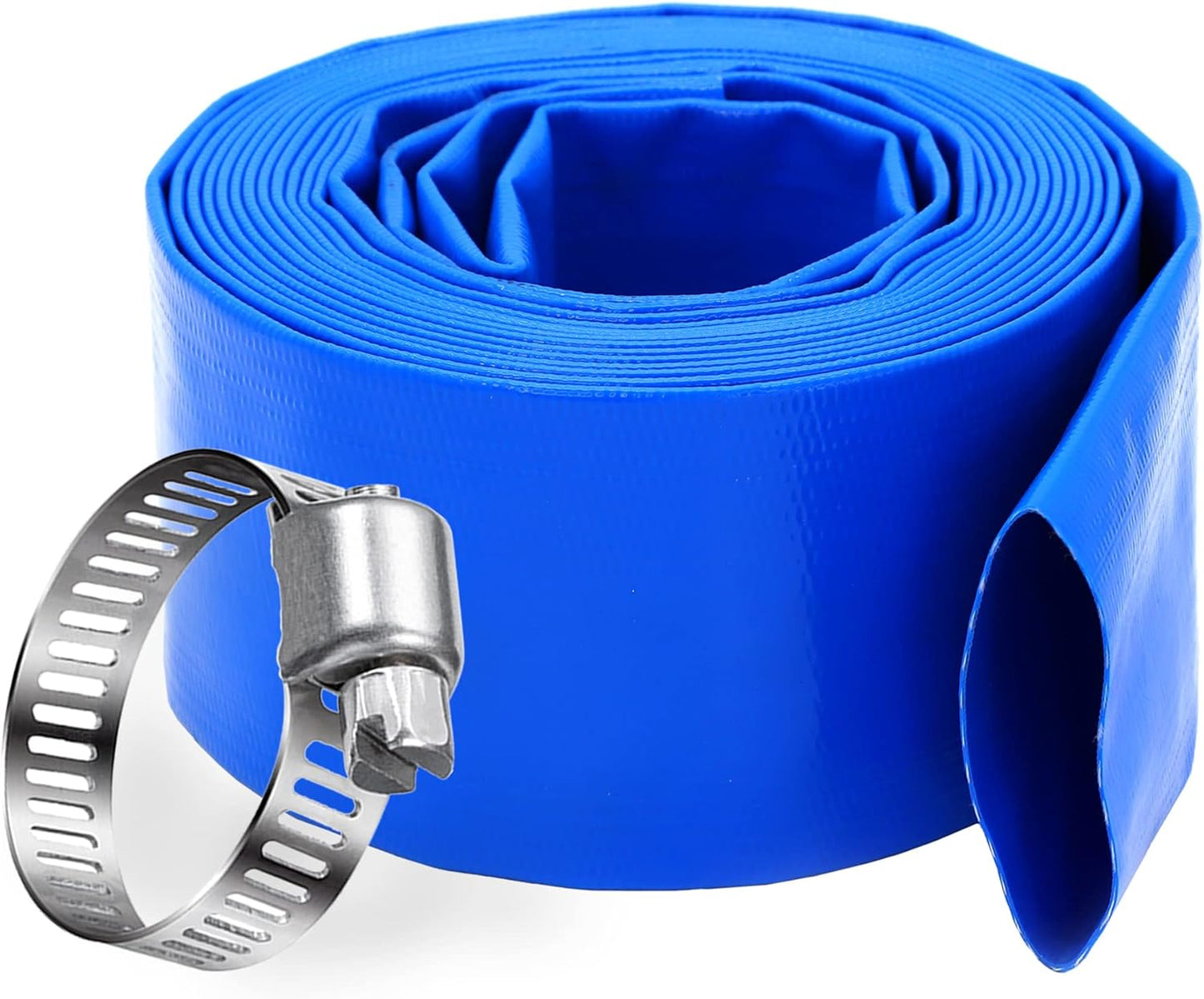 Heavy Duty 2.5in x 100 ft Pool Backwash Hose for Clean Filters