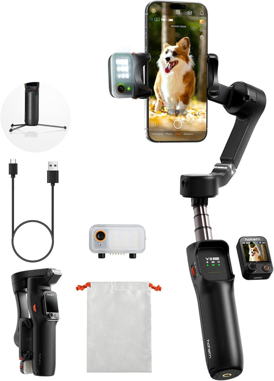 hohem iSteady V3 Ultra Gimbal Stabilizer for iPhone Users