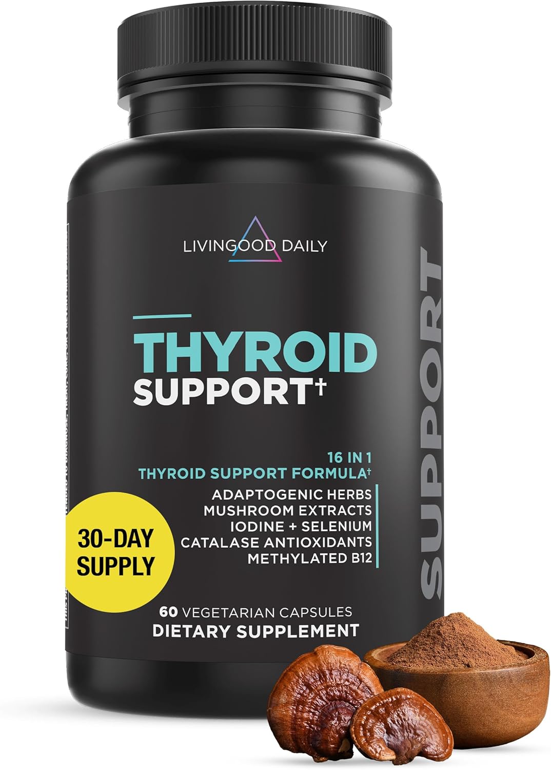 Livingood Daily Thyroid Support Supplement for Daily Wellness