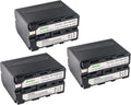 Kastar Battery 3-Pack Replacement for Sony NP-F970 - Long Life