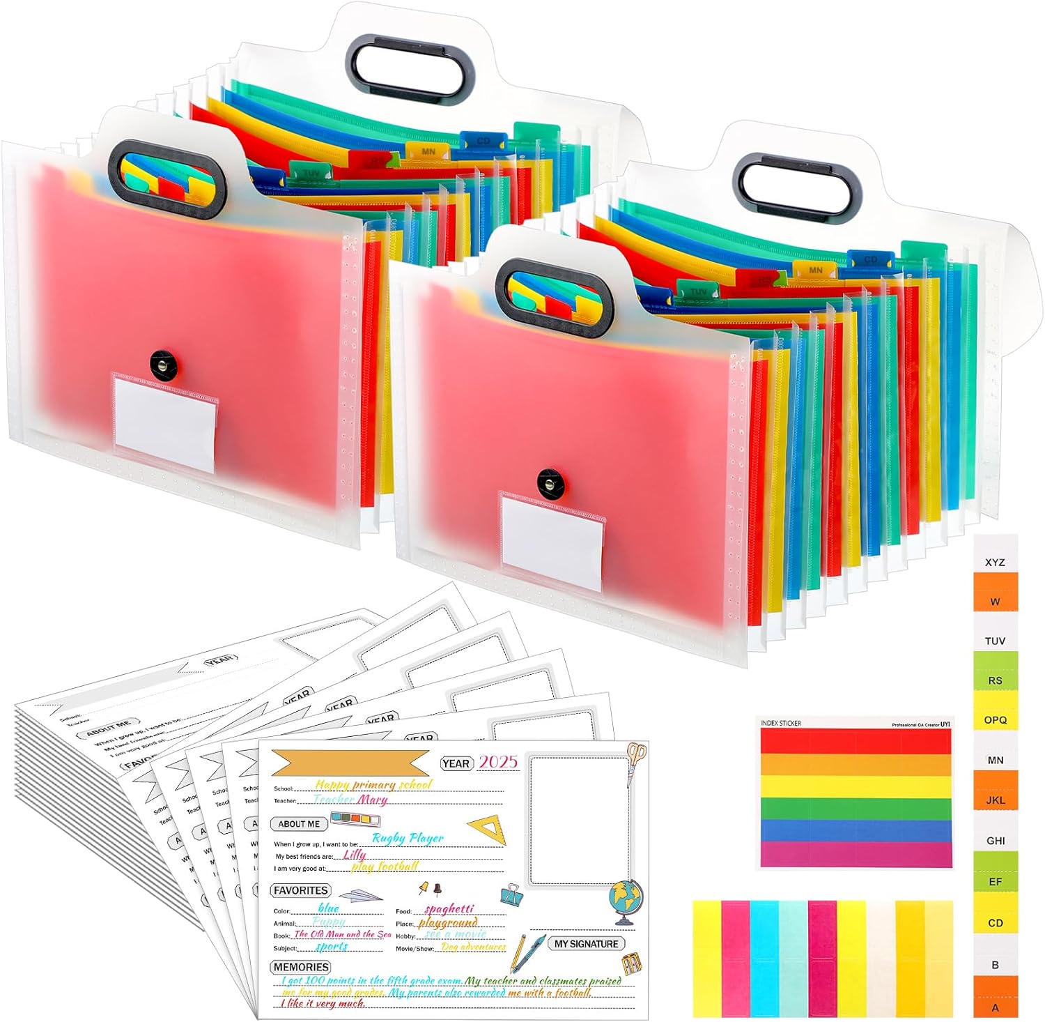 School Memory Box K-12 Photo Album for Kids Keepsake Scrapbook