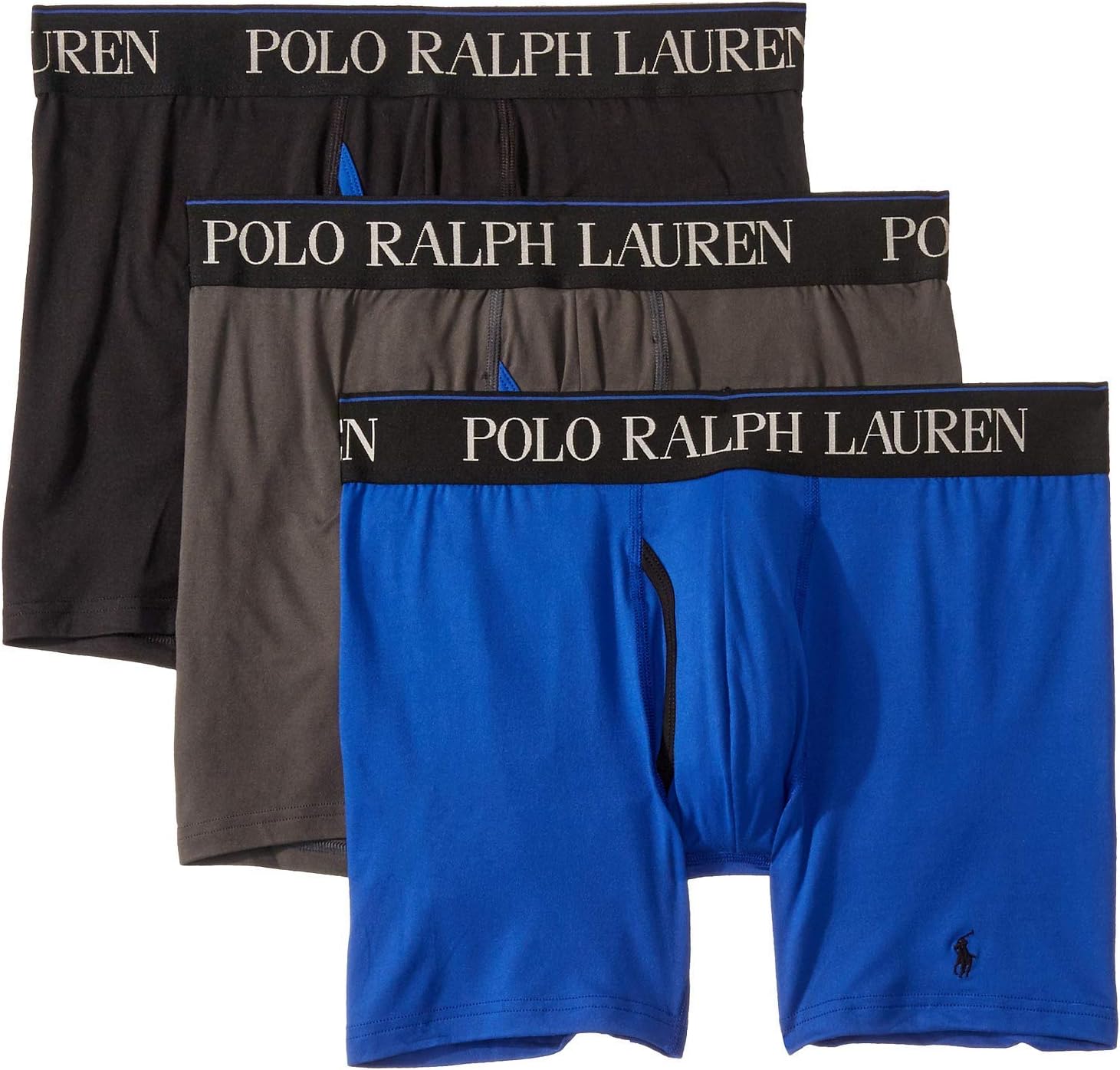 POLO RALPH LAUREN 4D Flex Cooling Microfiber Boxer Briefs 3-Pack