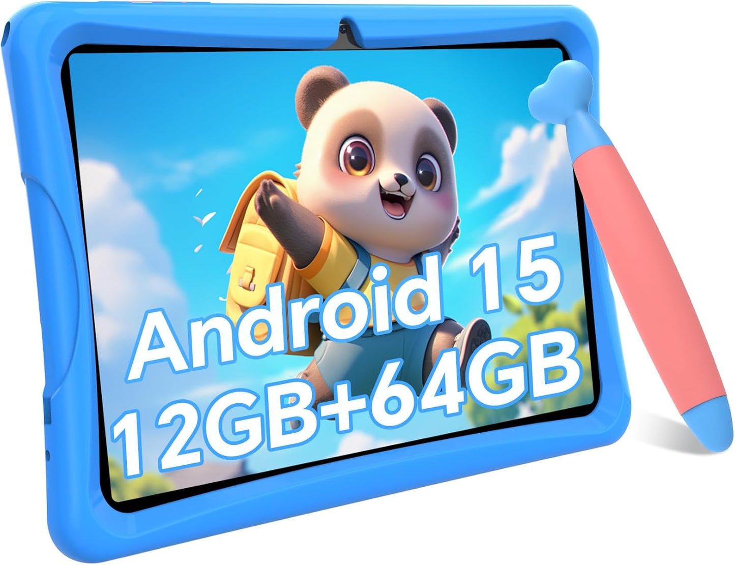 Kids Tablet 10 inch with Parental Control and Stylus Pen