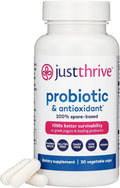 Just Thrive Probiotic & Antioxidant Supplement - Spore-Based Digestive