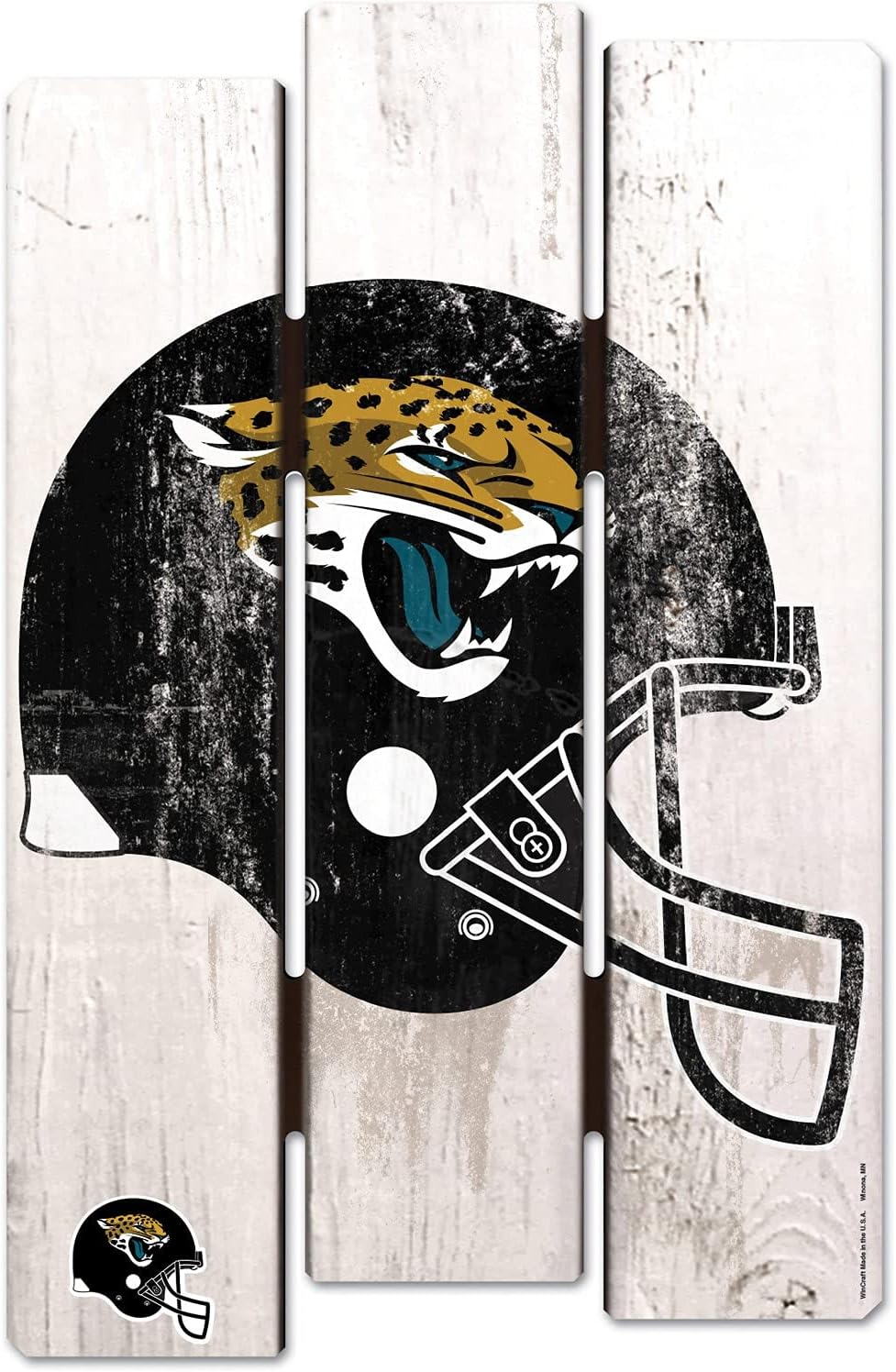 Wincraft NFL Wood Fence Sign for Team Pride and Decor