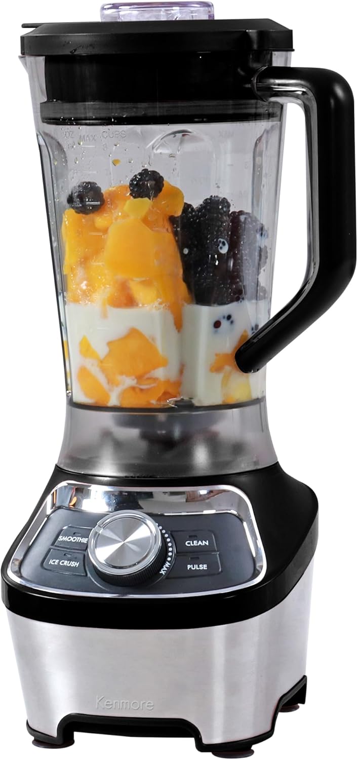 Koolatron 1200W Blender: Crush Ice, Self-Clean, Variable Speed