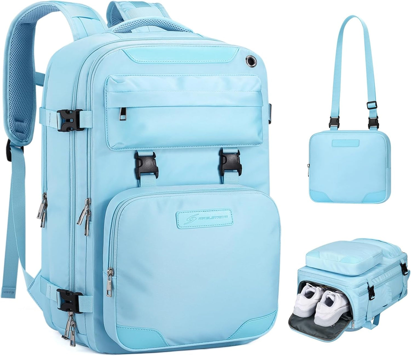 Maelstrom Travel Backpack for Women Men, 35L Waterproof Carry On