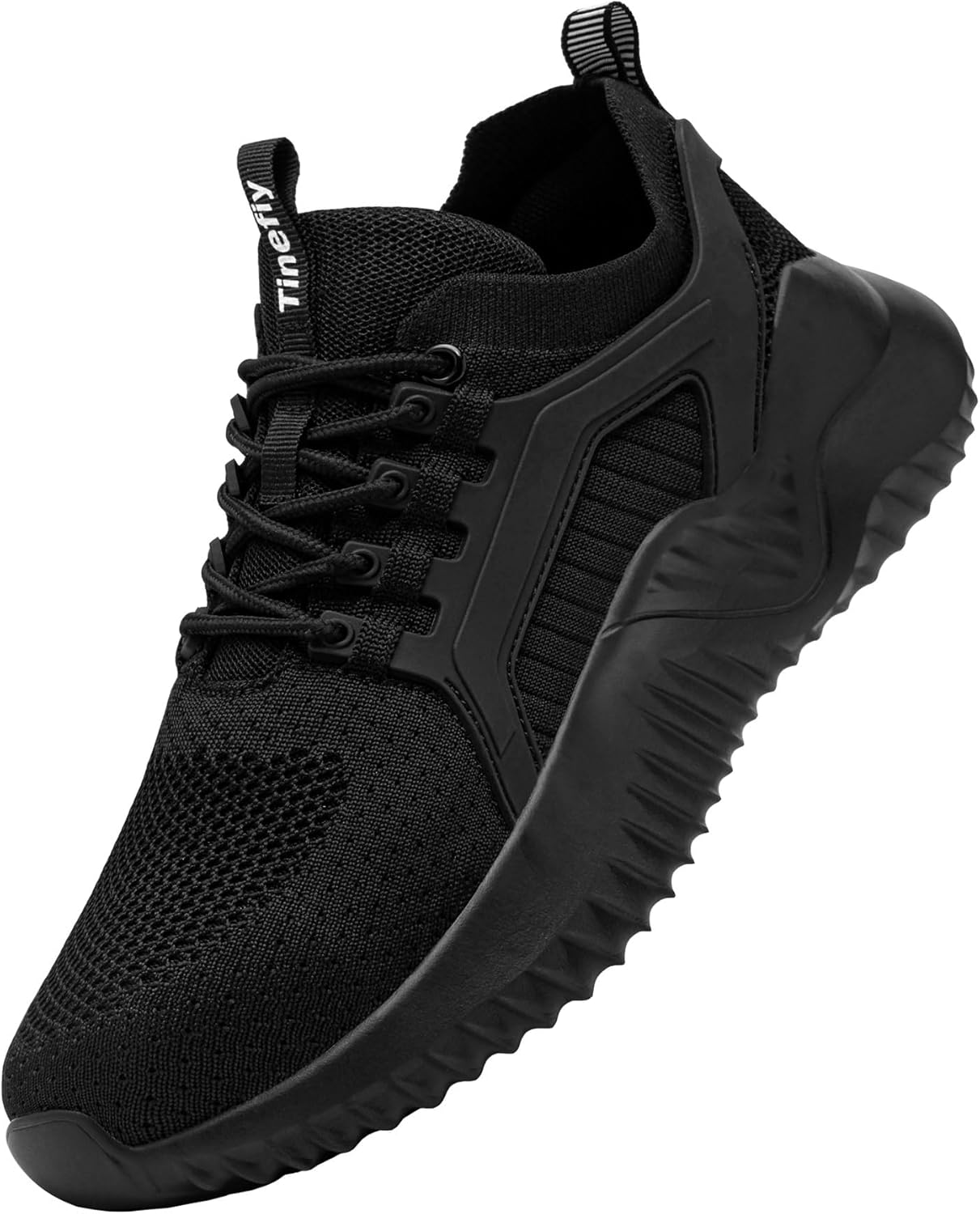 Tinefiy Steel Toe Shoes for Women - Lightweight Safety Sneakers