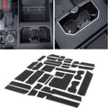 Tundra Cup Holder and Door Pocket Liners Gray Trim - 30 PC Set