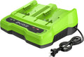 Greenworks 24V Dual Port Battery Charger - Fast Dual Charging