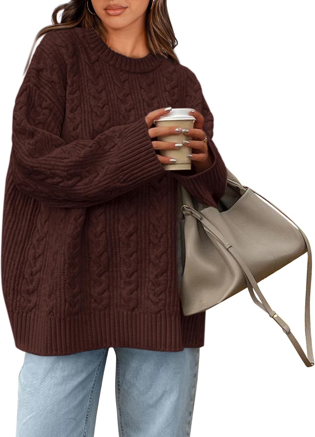 Okiwam Women's Oversized Sweaters for Cozy Fall Fashion Styles