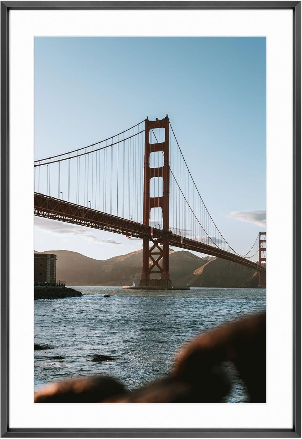 Frametory 13x19 Metal Picture Frame with Mat for 11x17 Photos