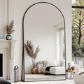 Suidia Arched Full Length Mirror 76in x 44in - Large HD Freestanding
