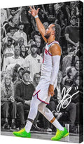 Jalen Brunson Signed Basketball Poster for Kids Room Decor