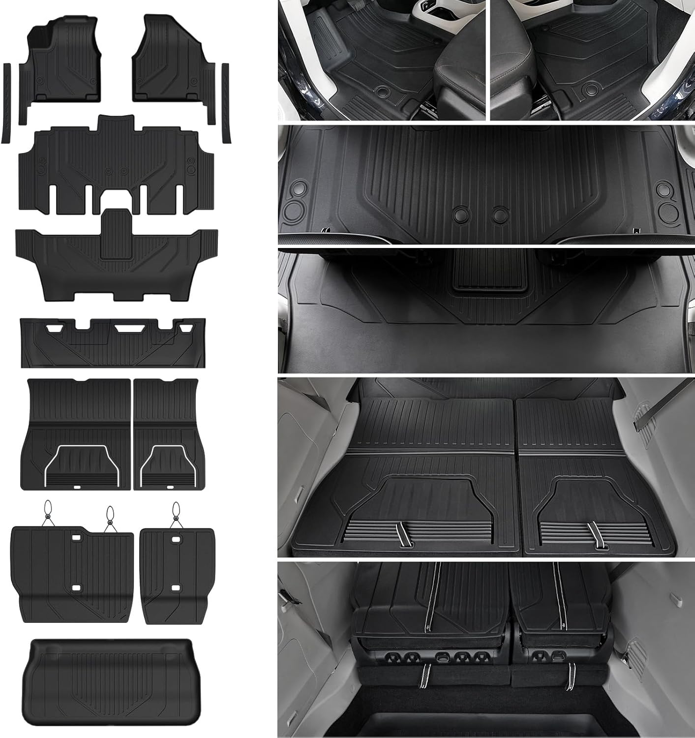 Custom Fit Floor Mats Set for Chrysler Pacifica 2017-2026