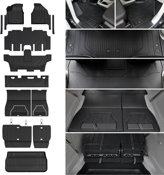 Custom Fit Floor Mats Set for Chrysler Pacifica 2017-2026
