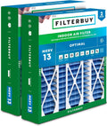 Filterbuy 20x25.25x3.5 Air Filter MERV 13 Optimal Smoke & Allergy