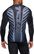 TSLA Men's UPF 50+ Long Sleeve Compression Shirt - Cooling Baselayer