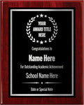 12x15 Black/Silver Award Plaque Personalized with Your Text - Engraved
