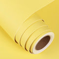 FunStick 24in x 200in Matte Bright Yellow Contact Paper - Easy Peel