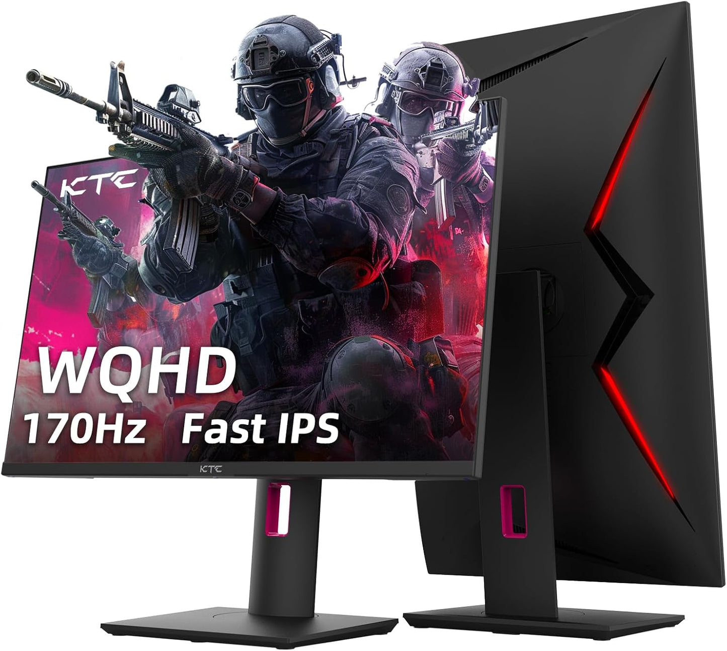 KTC 27 Inch 2K Gaming Monitor with Fast IPS and 170Hz Refresh Rate