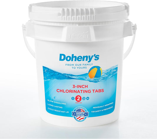 Dohenys 3-Inch Stabilized Chlorine Tablets for Pool Sanitizing