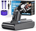 6500mAh V6 Battery Replacement Compatible with Dyson V6 - Longer Run