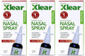 Xlear Natural Nasal Spray with Xylitol Pack of 3 - Gentle Daily Relief