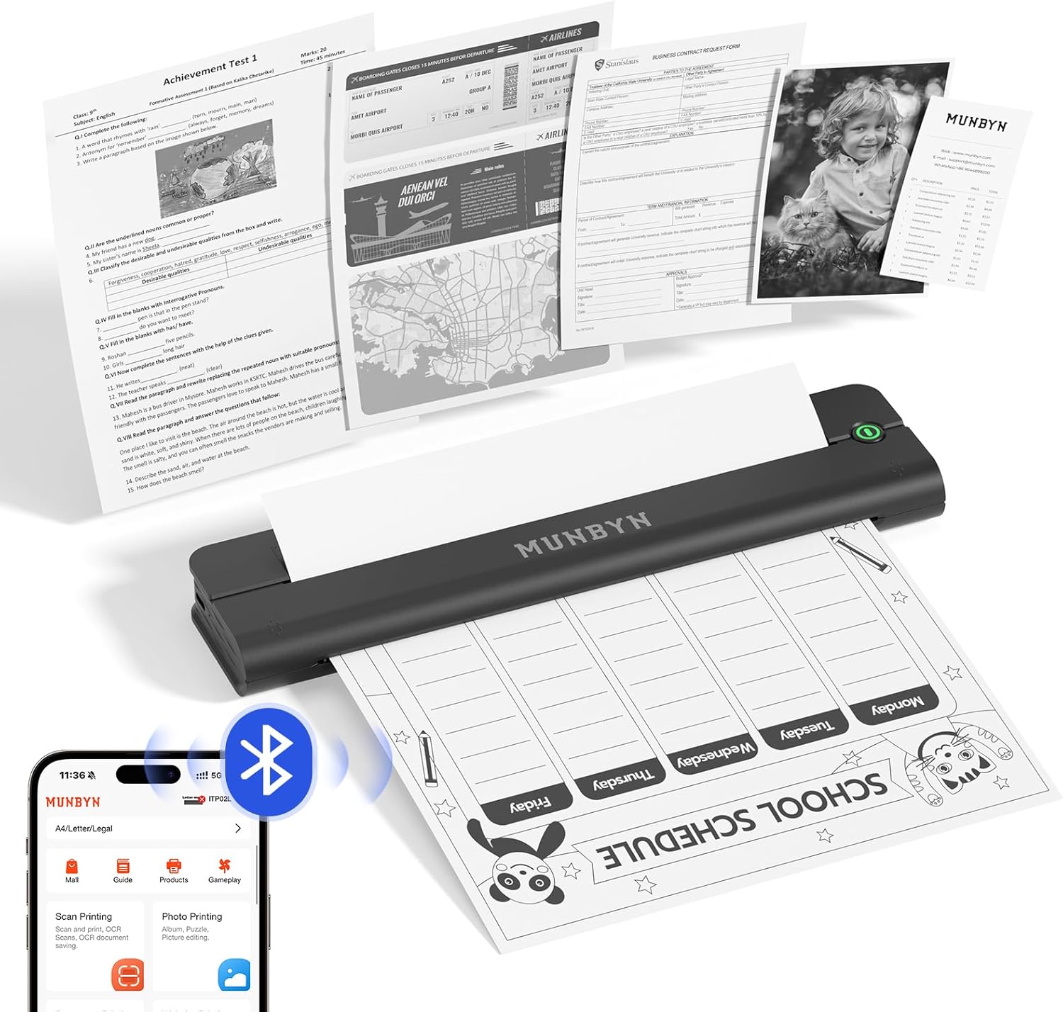 Portable Wireless Printer - Print Anywhere!